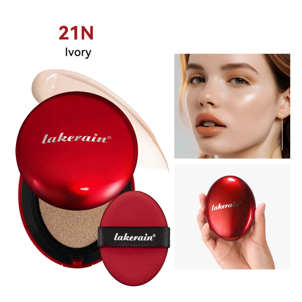 Long-lasting Coverage Foundation Sun Protection Cushion Foundation Semi-Matte Finish 72-Hour Wear Face Base Makeup Cosmetics