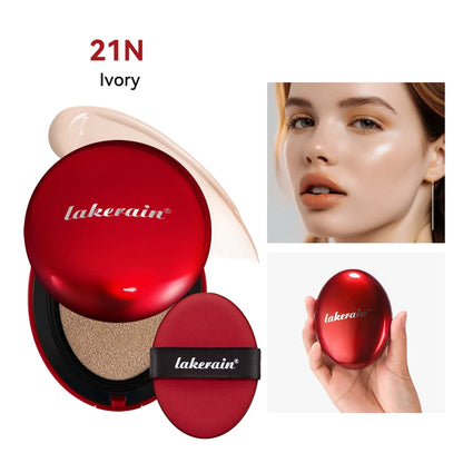Long-lasting Coverage Foundation Sun Protection Cushion Foundation Semi-Matte Finish 72-Hour Wear Face Base Makeup Cosmetics