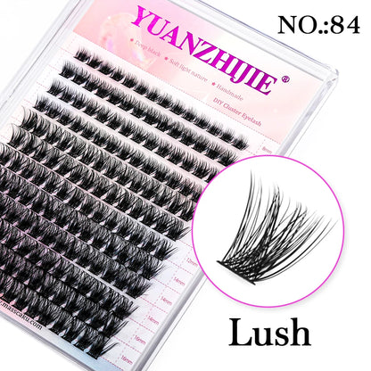 Super Cheap MASSCAKU Segemented DIY Handmade Make up Fake Lashes Cosplay Eyelashes Brush Bond maquillaje Makeup Products Fan