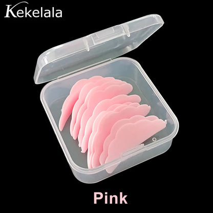 10Pcs Reusable Eyelash Lifting Kit Silicone lamination Pad Eyelash Perm Rods 3D Eyelashes Extension Curler Pad Makeup Tool