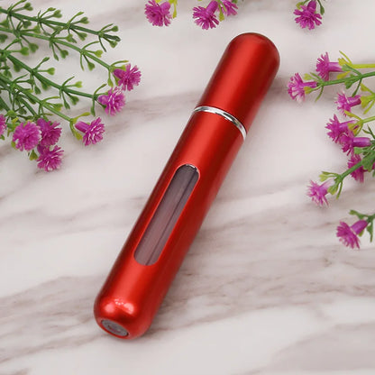 8/10ml Mini Portable Refillable Perfume Bottle Atomizer Pump Aluminum Spray Bottle Cosmetic Container Travel Makeup Tools