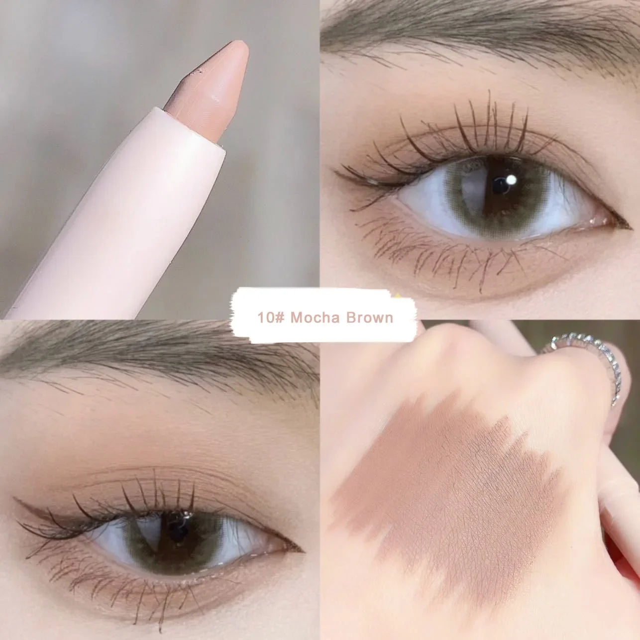 Eye Shadow Lying Silkworm Highlighter Pen Korean Eyes Makeup Matte White Pearl High-gloss Brightening Glitter Eyeshadow Stick