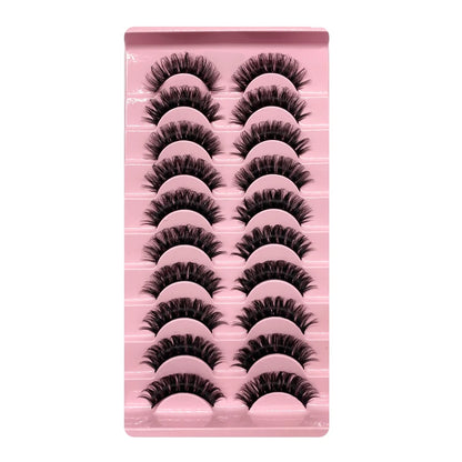 2/10Pairs 3D Mink Lashes russian strip lash Dramatic False Eyelashes Faux Cils Makeup Wholesale Fake Eyelash Extension maquiagem