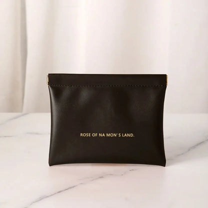 Fashion Simple Lipstick Makeup Bag Portable Mini Cosmetic Organizer Pouch PU Travel Jewelry Handbag Key Small Bags Storage Bag