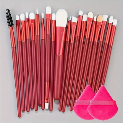 20Pcs Makeup Brush Set Eyeliner Brush Blending Brush Makeup Brushes for Cheeks Eye Cosmetic Foundation Brush Make Up Set 2035