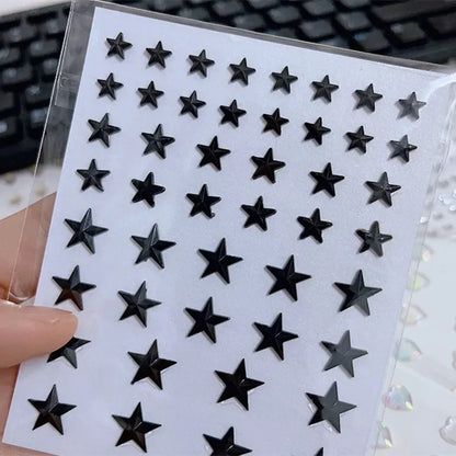 Face Tattoo Eyeshadow Stickers Nail Stickers 3D Pearl Face Jewels Diamond Decoration Self Adhesive Body Brow Makeup DIY Beauty