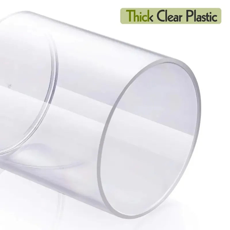 4Personalized Acrylic Storage Box Multifunctional Cotton Swabs Cotton Balls Dental Floss Picks Organizer Transparent Cosmetic St