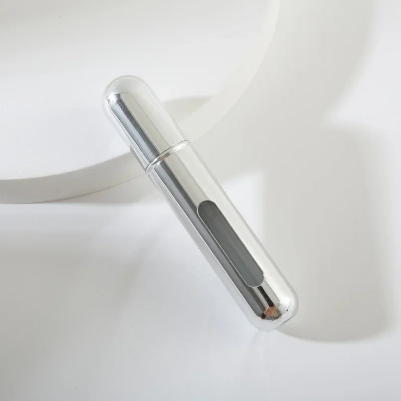 8/10ml Mini Portable Refillable Perfume Bottle Atomizer Pump Aluminum Spray Bottle Cosmetic Container Travel Makeup Tools