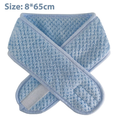 Adjustable Makeup Headband Soft Fleece Face Wash Towel Bath Spa Facial Hairband Skincare Beauty Head Wrap Accessory