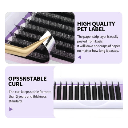 5D/6D/4D/3D W Shape Lashes Extension Automatic Flowering Premade Fan Eyelashes Makeup Supplies Wendy Lashes EyeLash Extensions