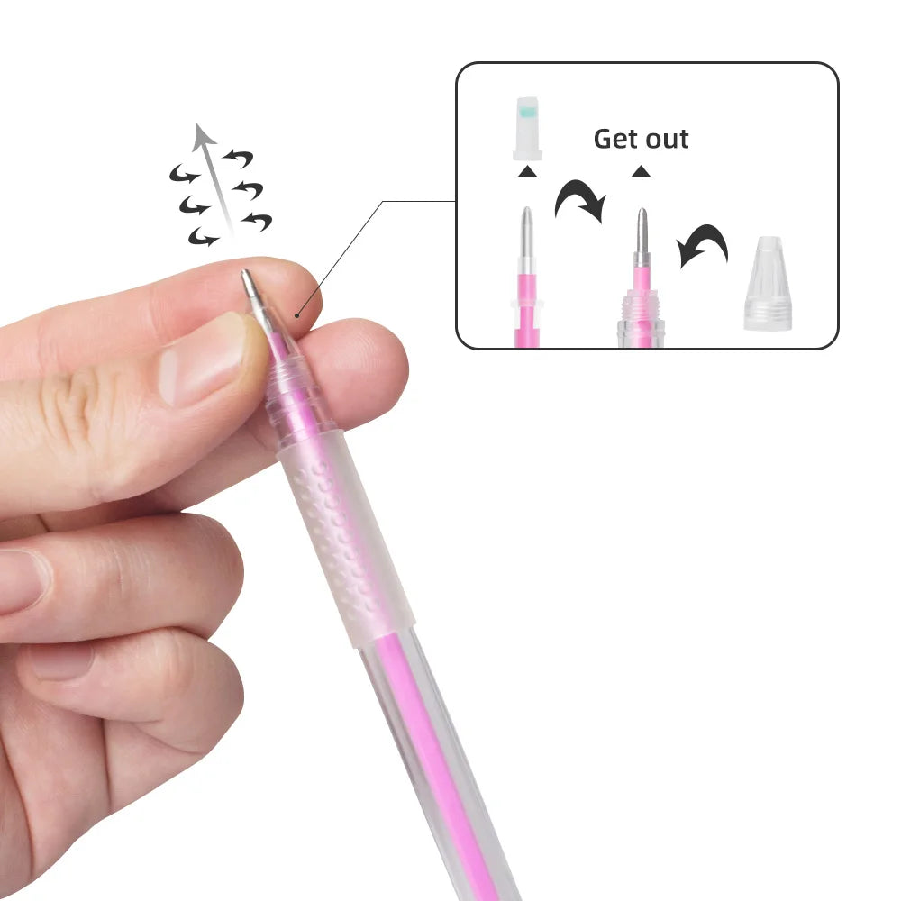 1 Pc Microblading Permanent Makeup Mapping Skin Marker Pen Lips Eyebrows Tattoo Positioning  Marking Aid Tools