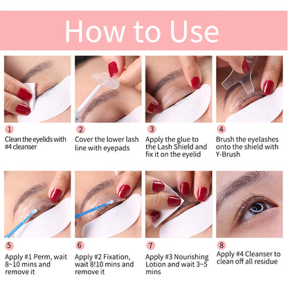ICONSIGN Upgrade Version Lash Lift Kit Lifting Eyelashes Lasting 6-8 Weeks Lash Perm Eyelash Enhancer Calia Makeup Tools
