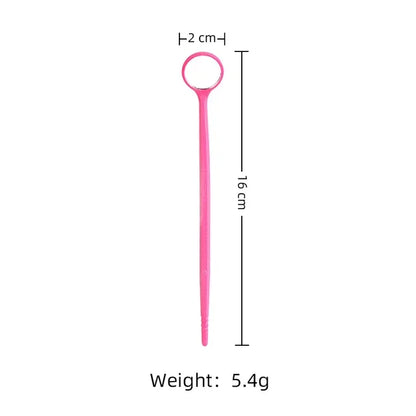 Eyelash Extension Grafting Mirror Magnifying Checking Stainless Steel Handle Plastic Mouth Oral Teeth Care Eyelashes Makeup Tool