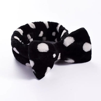 Women Makeup Coral Fleece Headband Wash Face Soft Hair Holder Elastic Top Knot Hairbands Girl Headwear Hair Accessories
