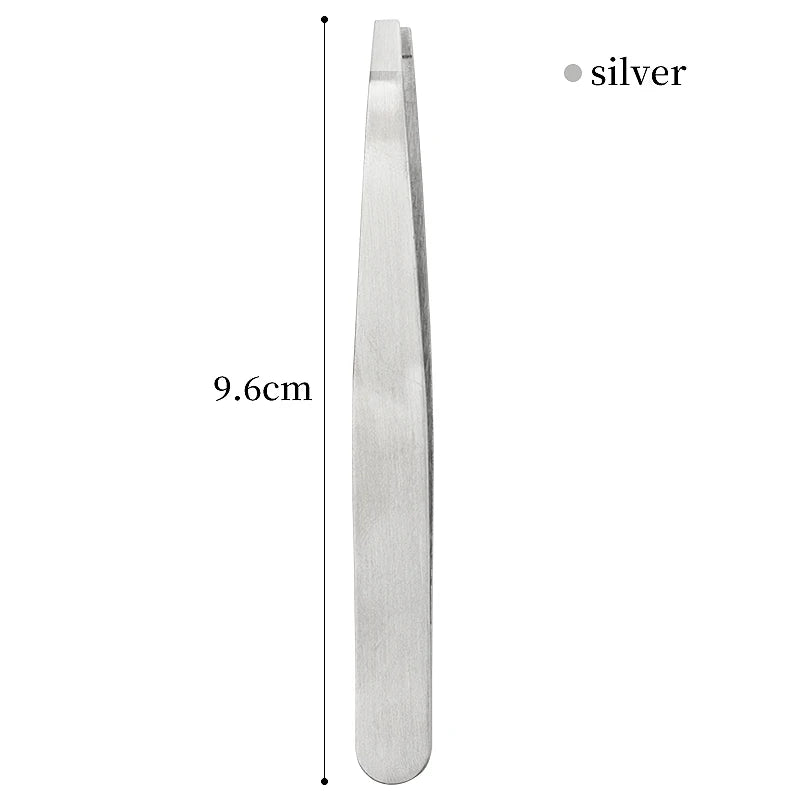 1 Pc Eyebrows Tweezers Trimmer Professional Beard Eyelash Brow Face Hair Removal Tweezer Beautfy Makeup Stainless Steel Tools