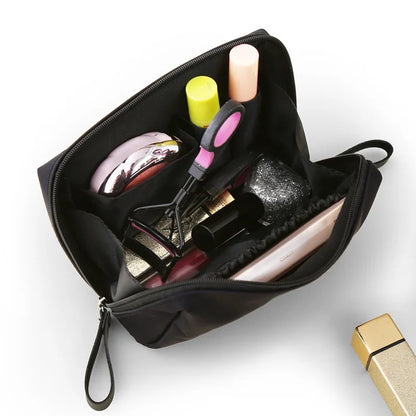 2025 New Women Cosmetic Bag Solid Color Korean Style Makeup Bag Pouch Toiletry Bag Waterproof Makeup Organizer Case  luxury bag
