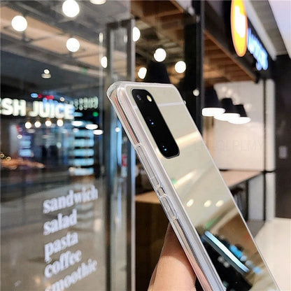 Makeup Mirror Bling Soft Silicone Case For Xiaomi Poco M3 F3 M4 F4 F5 X5 X6 Redmi Note 10 11 Pro Plus 5G 10S 11S 10A 10C Cover