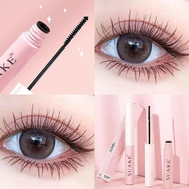 Black Brown Ultra-fine Mascara 3D Lengthens Eyelashes Extra Volume Waterproof Natural Lashes Female Makeup Korean Cosmetics
