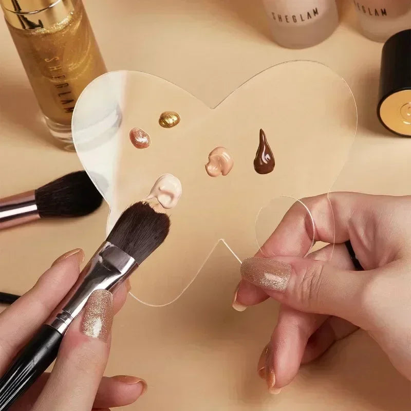 Acrylic Nail Artn Makeup Palette Eye Shadow Stick Gel Foundation Cream Eye Shadow Stick Nail Art Cosmetic Manicure Tools
