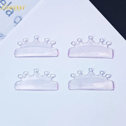 Lomansa 4Pcs Silicone Lash Perm Pads Softening Lifting Lashes Rod Shield Self-Adhesive 3D Eyelash Curler Accessories Makeup Tool