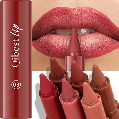 Lipstick Contouring Pencil Lip Liner 6 Color Velvet Matte Waterproof Long Lasting Smudge Proof Lip Stick Lips Makeup Cosmetic
