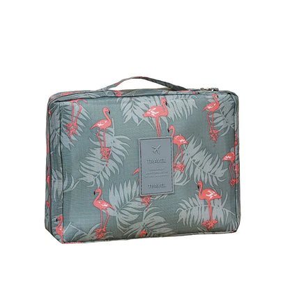 Women's Waterproof Makeup & Toiletries Travel Bag | Portable Cosmetic Organizer, Hanging Shower Pouch