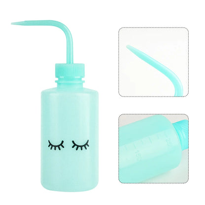250ml Lash Logo Falsh Eyelash Cleaning Bottle Curved Spout Cleaner Watering Can Eyebrow Remover Washing Bottle Makeup Tools