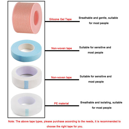 2/4PCS Micropore Eyelash Tape Lashes Lifting Tapes Under Eyes Breathable Easy To Tear Medical Tapes Eyelash Extension Supplies