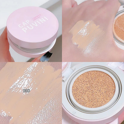 Moisturizing Concealer Air Cushion CC Cream Natural Waterproof Brighten Cushion Foundation High Coverage Makeup Base Cosmetics