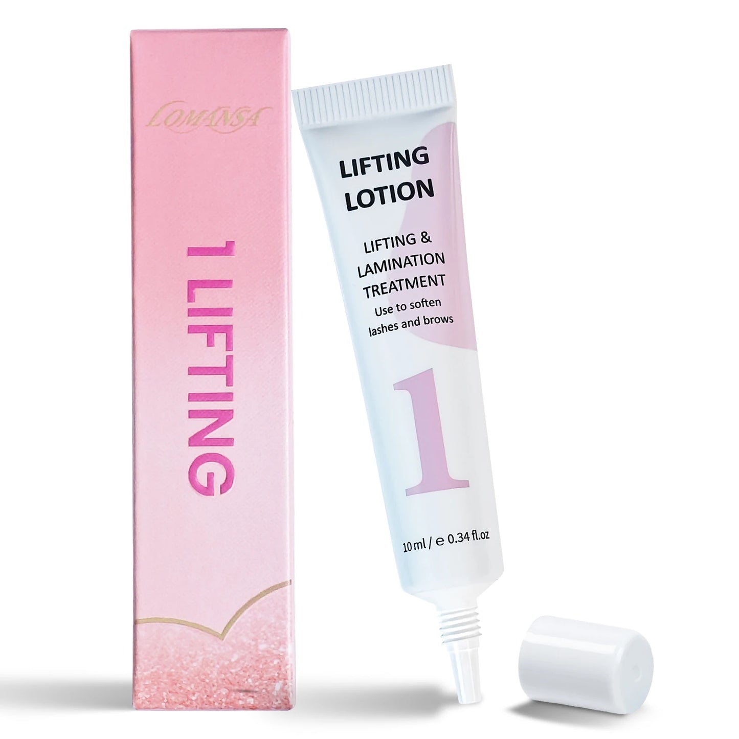 Lomansa Lash Lift Kit Eyelash Perm Kit Tube Step 1#2#3#4 Lifting Lotion Version Eyebrow Lamination and EyeLash Lifting Tool