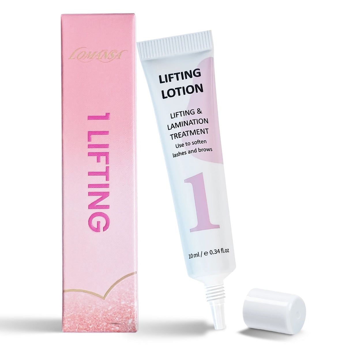 Lomansa Lash Lift Kit Eyelash Perm Kit Tube Step 1#2#3#4 Lifting Lotion Version Eyebrow Lamination and EyeLash Lifting Tool