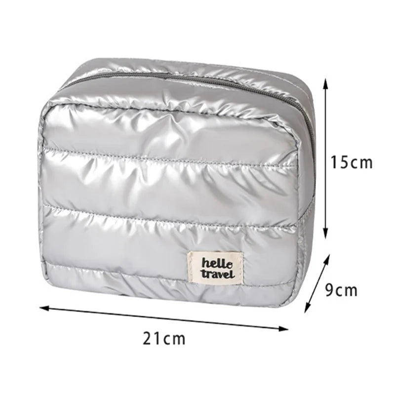 Fashion Large Capacity Makeup Bag Travel Organizer Portable Cosmetic Bag Multifunctional Storage Washbag