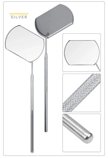 1 PCs Lash Extension Mirror Eyelash Extension Grafting Tools Stainless Steel Multifunction Checking Lash Mirror Beauty Makeup