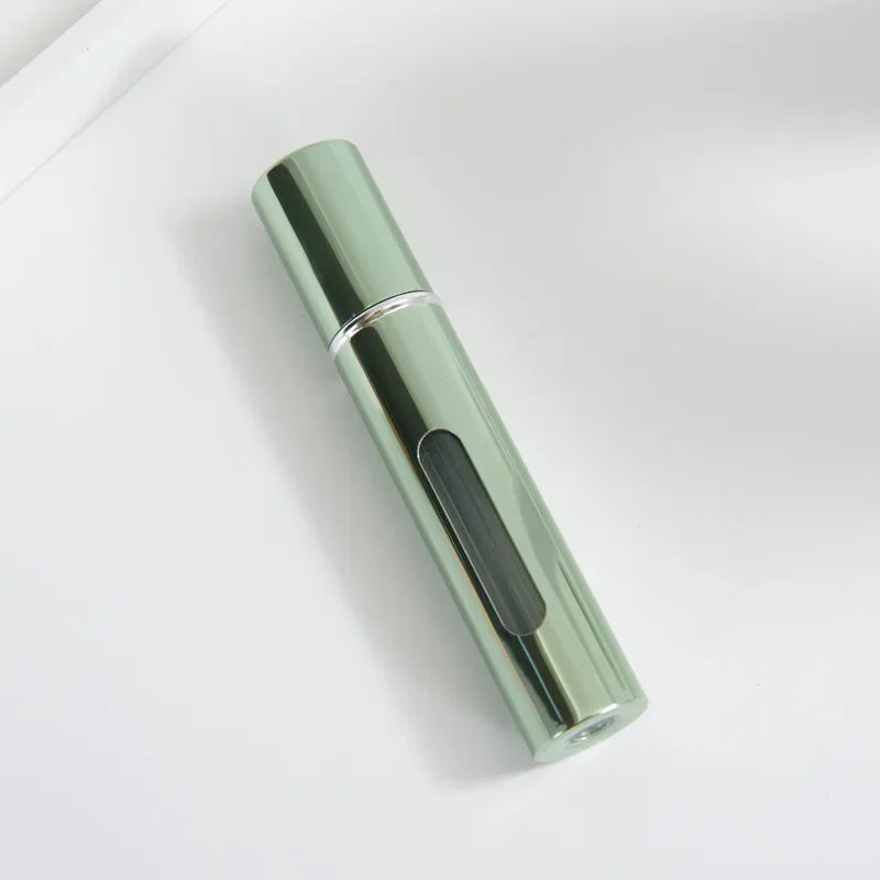 8/10ml Mini Portable Refillable Perfume Bottle Atomizer Pump Aluminum Spray Bottle Cosmetic Container Travel Makeup Tools