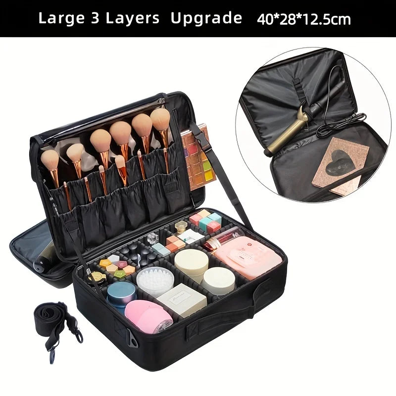 New Oxford Cloth Makeup Bag For Women Professional Large Capacity  Travel Cosmetic Case