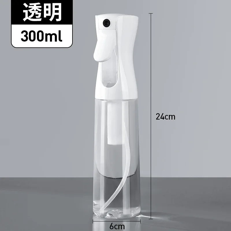 500/300/200ml Hair Spray Bottle Refillable Bottles Continuous Mist Watering Can Automatic Salon Barber Water Sprayer Hair Tools