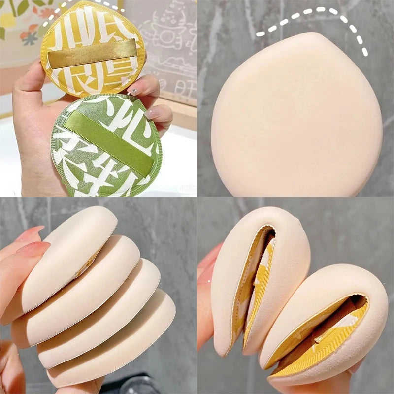1/2Pcs Makeup Sponge Puff Set Makeup XL Powder Concealer Super Soft Elastic Cotton Face Base Make Up Cosmetic Puff Beauty Tools
