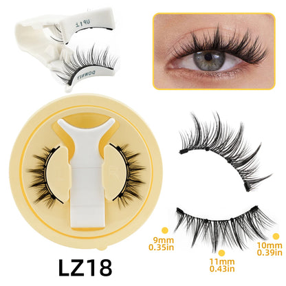 New Magnetic Eye Lashes With Winged Ends Soft Reusable Magnetic Lashes Natural Look 3D False Lashes Makeup With Magnet Tool
