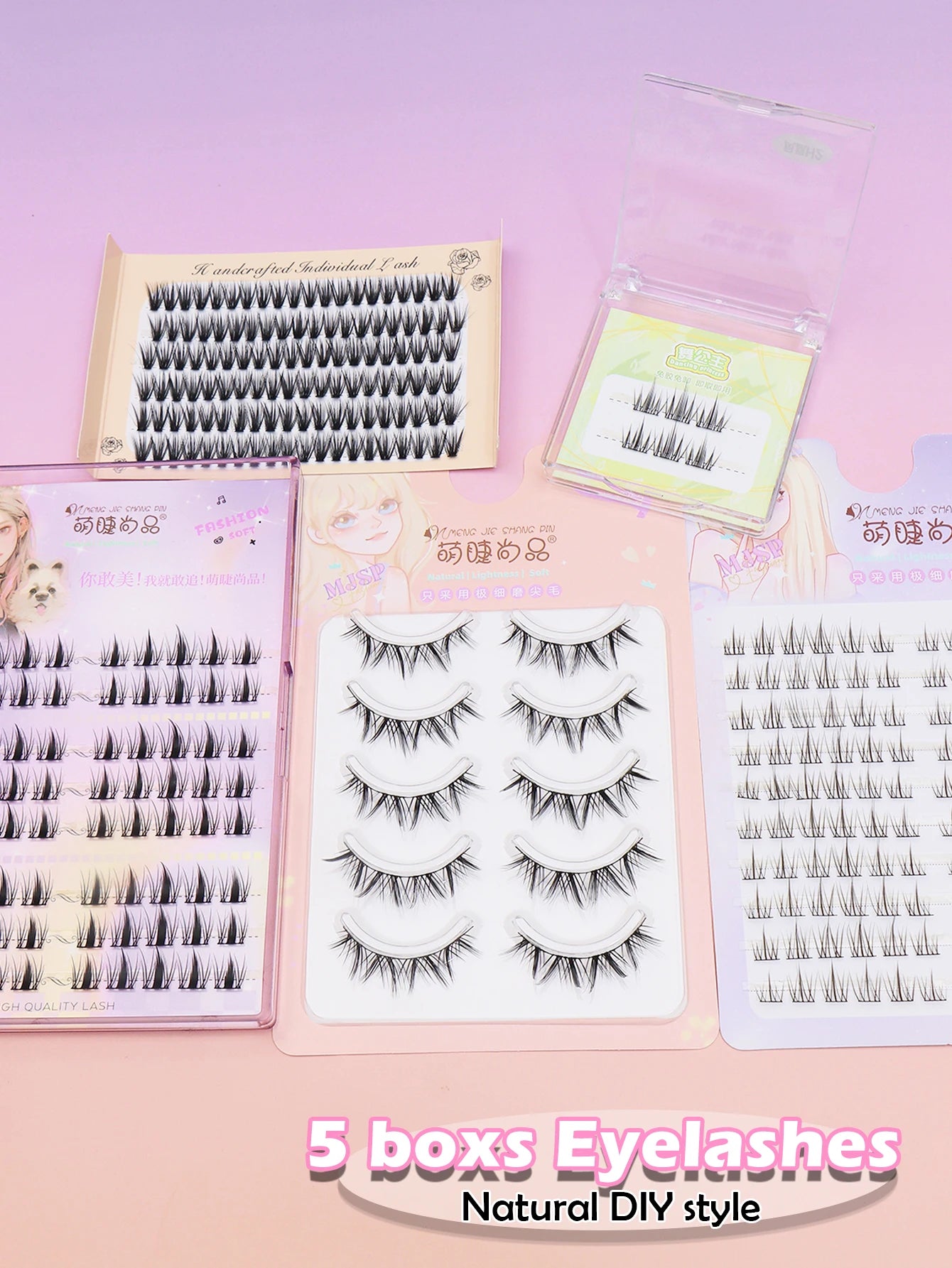 AYRMILLA 5/20Pairs 3D Mink Lashes Natural False Eyelashes Dramatic Thick Fake Eyelash Extension Faux Cils Wholesale Makeup Tools