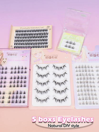 AYRMILLA 5/20Pairs 3D Mink Lashes Natural False Eyelashes Dramatic Thick Fake Eyelash Extension Faux Cils Wholesale Makeup Tools