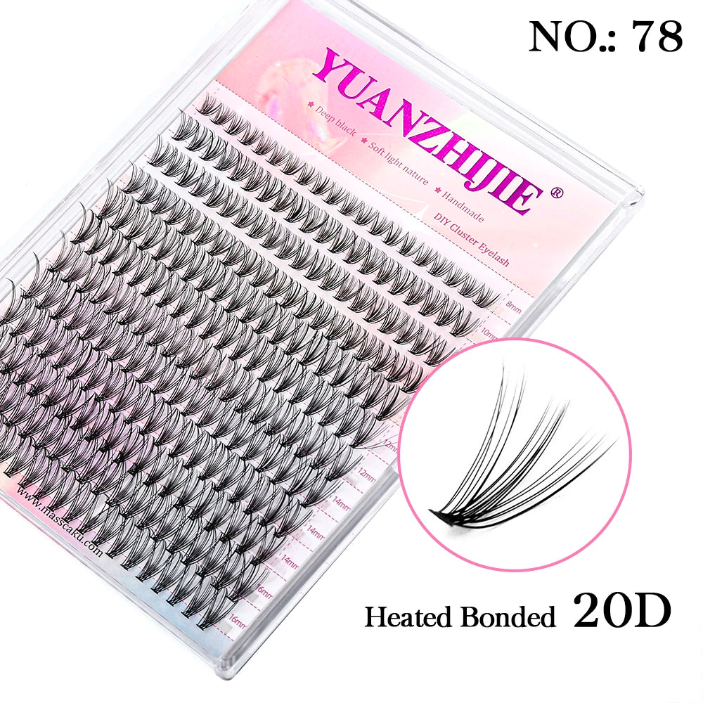 Super Cheap MASSCAKU Segemented DIY Handmade Make up Fake Lashes Cosplay Eyelashes Brush Bond maquillaje Makeup Products Fan