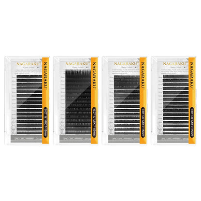 NAGARAKU Eyelash Extensions N M L LB LC LD Curl Mink Eyelash Individual Makeup False Lashes Magnetic Eyelashes