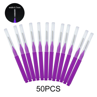 5/10/50PCS Mini Eyebrow Brush Brow Perm Brush Disposable Brow Lifting Brush Bendable Micro Eyelash Brush  Applicator Makeup Tool