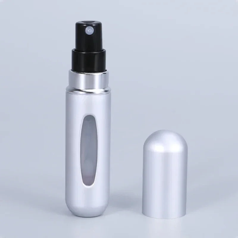 Refillable Perfume Spray Atomizer Aluminum Perfume Spray Scent Pump Perfume Atomizer Refillable Mini Bottle for Travel