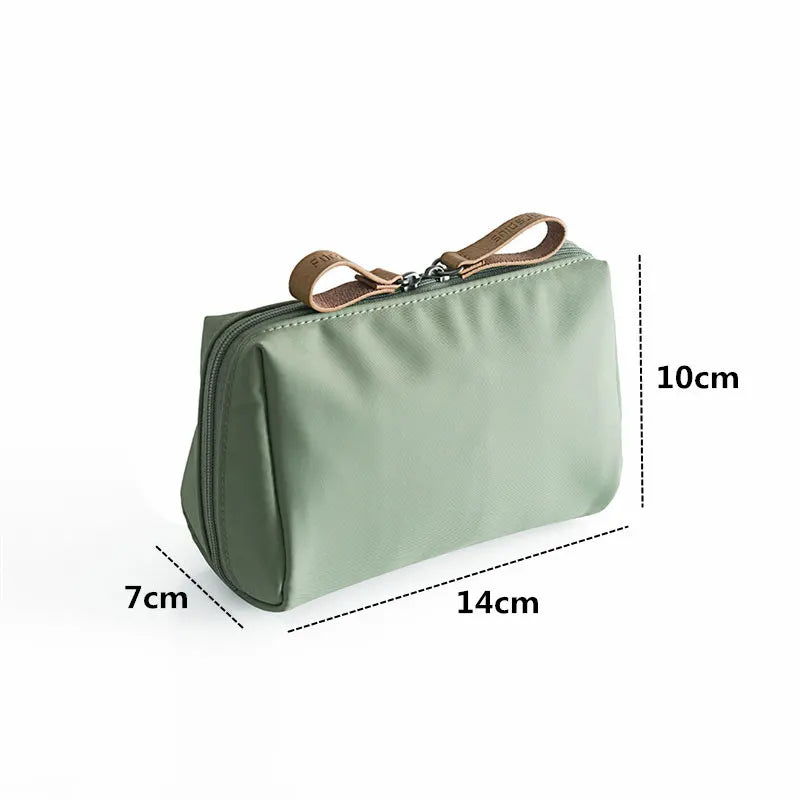 2023 New Makeup Bag Simple Solid Color Cosmetic Bag for Women Pouch Toiletry Bag Waterproof Make Up Purses Case Hot Dropshipping