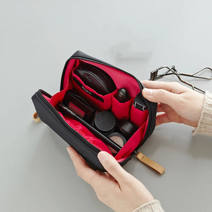 2025 New Women Cosmetic Bag Solid Color Korean Style Makeup Bag Pouch Toiletry Bag Waterproof Makeup Organizer Case  luxury bag