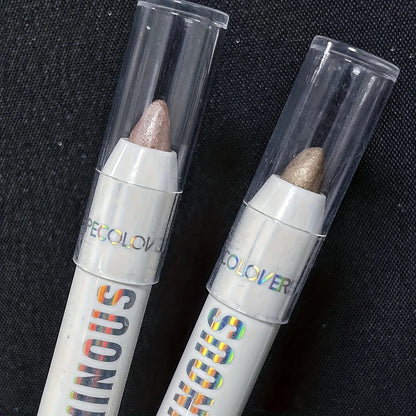 6 Colors Pearlescent Eyeshadow Eyeliner Pencil Waterproof Long Lasting Glitter Shimmer Nude Eye Shadow Stick Eyes Makeup Tools