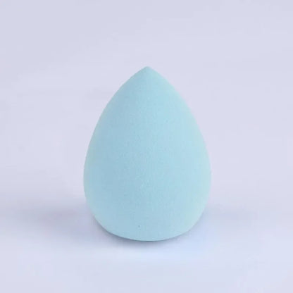 1pc Empty Transparent Puffs Drying Box Storage Case Portable Sponge Stand Cosmetic Egg Shaped Rack Makeup Puff Holder