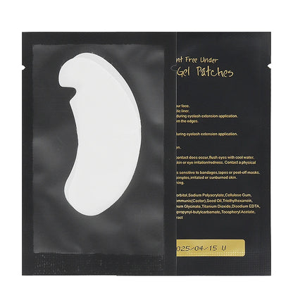 50 Pairs Eyelash Extension U-shaped Incision Gel Paper Patches Grafting False Lashes Under Eye Pad Stickers Tips Makeup Tools