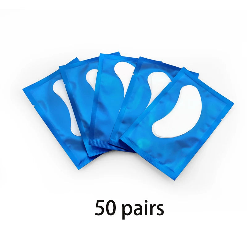 50/100pcs Eye Patches Eyelash Extension Under Eye Pads Makeup Eyelash Patches Tip Stickers Pads For Eyelash Extension Makeup